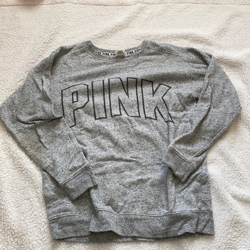 Victoria’s Secret pink gray sweater